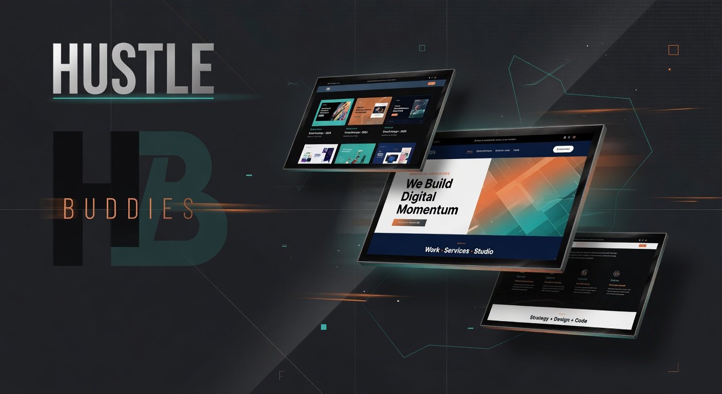 Hustle Buddies — premium websites for ambitious founders